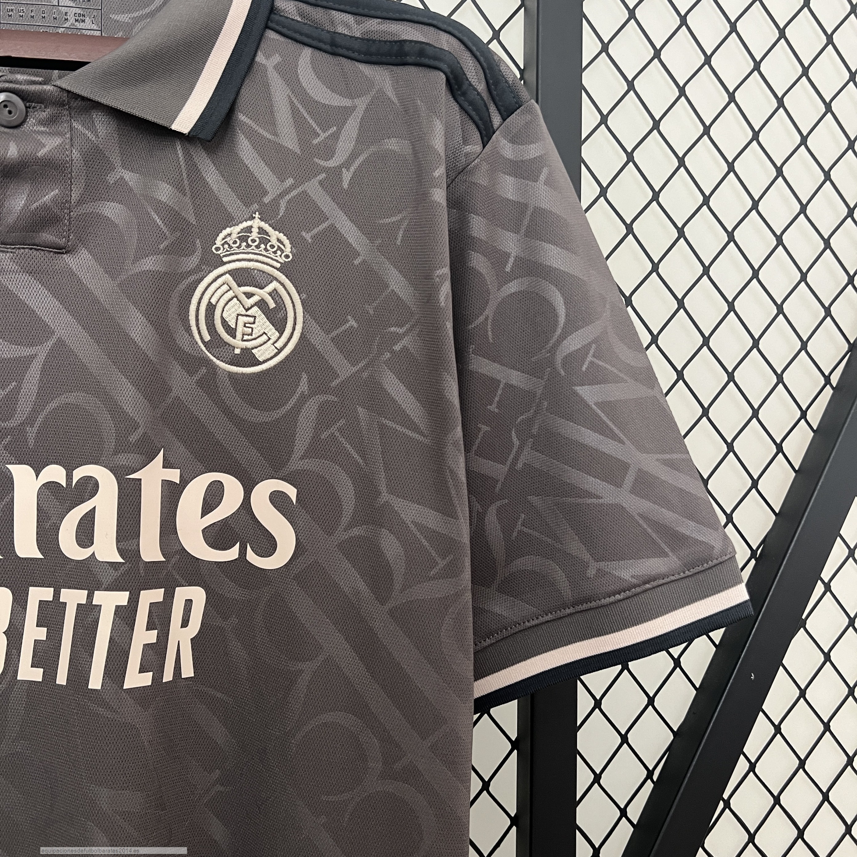 Nuevo Tailandia 3ª Camiseta Real Madrid 24/25 Negro Baratas